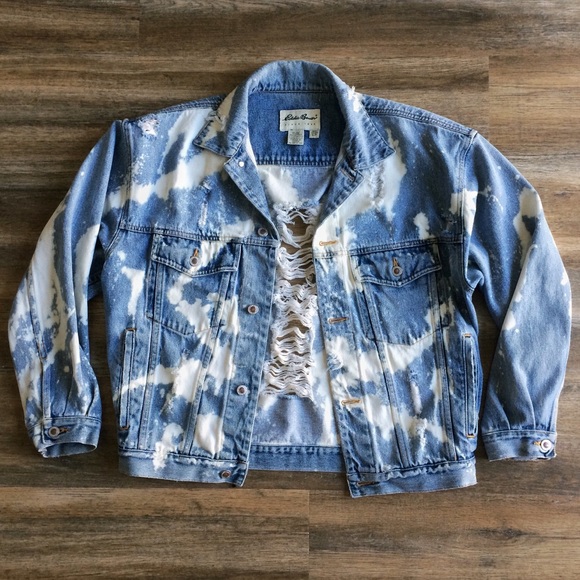 eddie bauer denim jacket mens